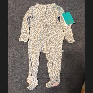 Gently used posh peanut minka footie pjs